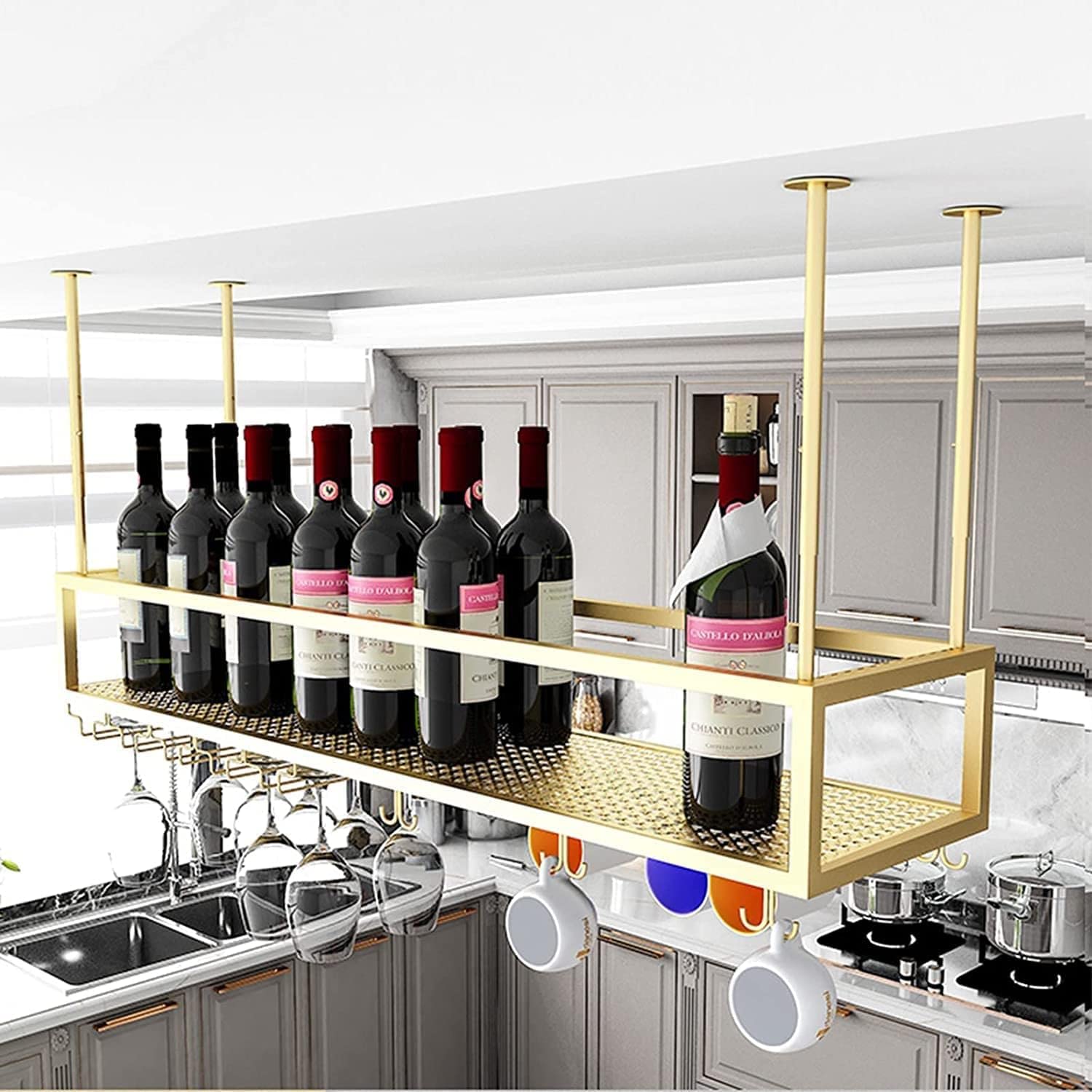 岩谷マテリアル ワイングラスラック Bew ワイングラスホルダー 2個掛け